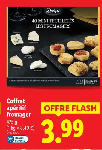 Lidl Deluxe coffret apéritif fromager offre