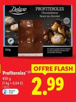 Lidl Deluxe profiteroles offre