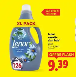 Lidl Lenor envolée d'air frais offre