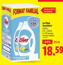 Lidl Le chat sensitive offre