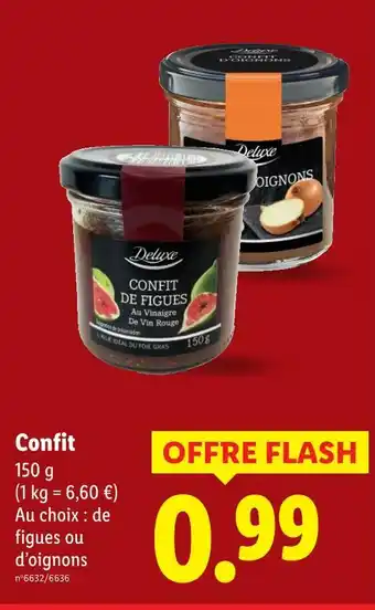Lidl Deluxe confit de figues offre