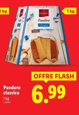 Lidl Favorina pandoro classico offre