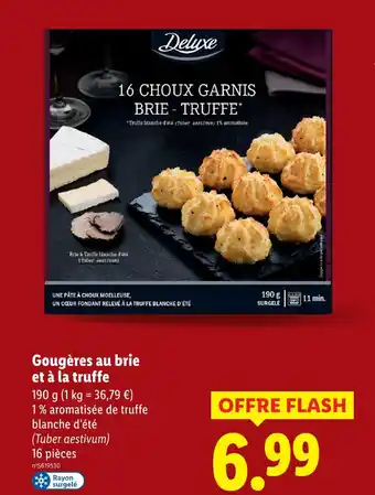 Lidl Deluxe gougères au brie et à la truffe offre