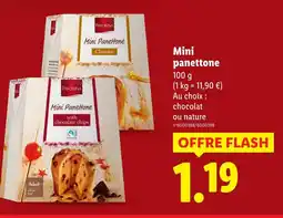 Lidl Favorina mini panettone offre