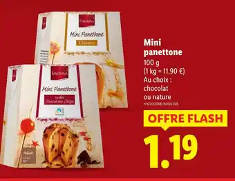Lidl Favorina mini panettone offre