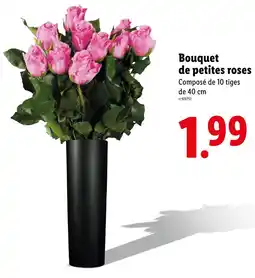 Lidl Bouquet de petites roses offre