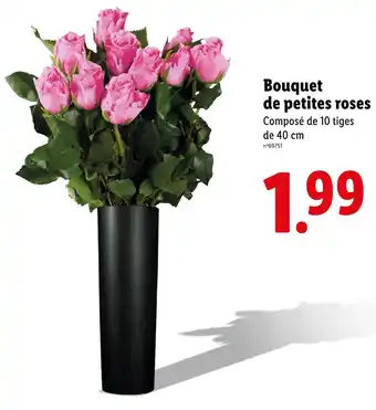 Lidl Bouquet de petites roses offre