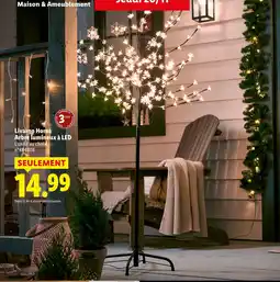 Lidl Livarno home arbre lumineux à led offre