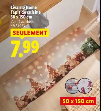 Lidl Livarno home tapis de cuisine offre