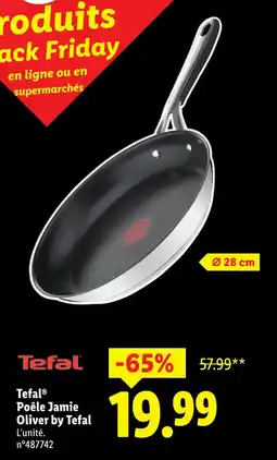 Lidl Tefal poêle jamie oliver by offre