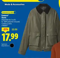 Lidl Esmara veste offre