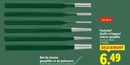Lidl Parkside outils à frapper/chasse-goupille offre