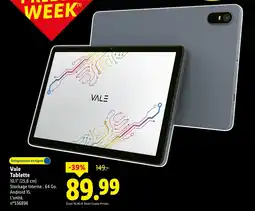 Lidl Vale tablette offre