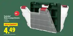 Lidl Parkside boîte à compartiments offre