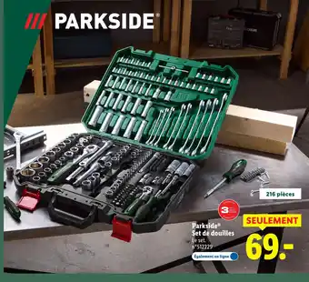 Lidl Parkside set de douilles offre