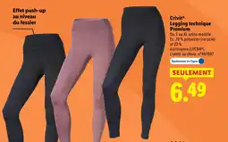 Lidl Crivit legging technique premium offre