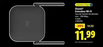 Lidl Xiaomi extendeur wi-fi offre