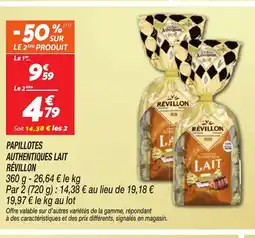 Netto RÉVILLON Papillotes authentiques lait offre
