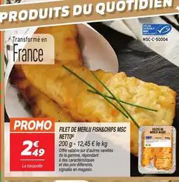 Netto NETTO Filet de merlu fish&chips msc offre