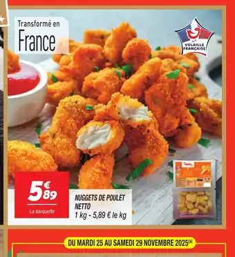 Netto NETTO Nuggets de poulet offre
