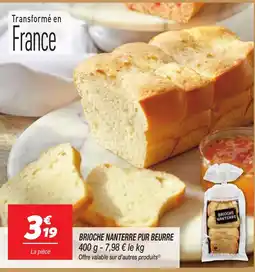 Netto Brioche nanterre pur beurre offre