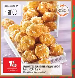 Netto Chouquettes aux pépites de sucre x20 offre