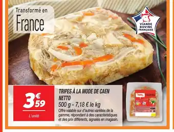 Netto NETTO Tripes à la mode de caen offre
