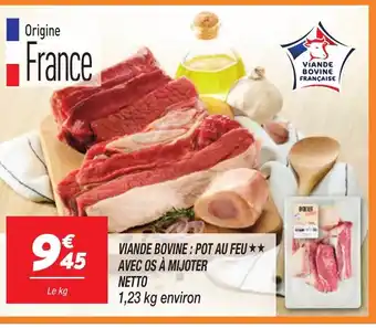 Netto NETTO Viande bovine: pot au feu avec os à mijoter offre