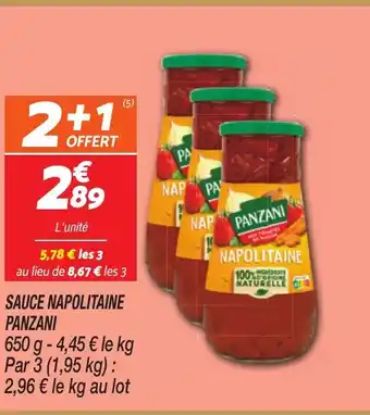 Netto PANZANI Sauce napolitaine offre