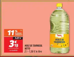 Netto NETTO Huile de tournesol offre
