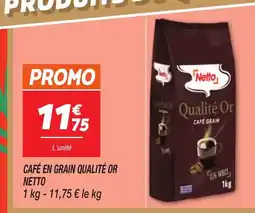 Netto NETTO Café en grain qualité or offre