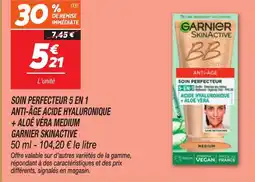 Netto GARNIER SKINACTIVE Soin perfecteur 5 en 1 anti-âge acide hyaluronique + aloé véra medium offre