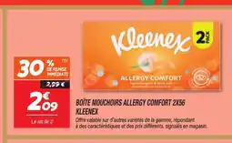 Netto KLEENEX Boîte mouchoirs allergy comfort 2x56 offre