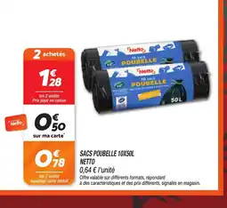 Netto NETTO Sacs poubelle offre