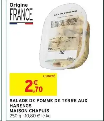Intermarché Express MAISON CHAPUIS Salade de pomme de terre aux harengs offre