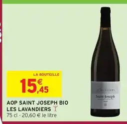 Intermarché Express LES LAVANDIERS Aop saint joseph bio offre
