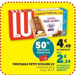 Maximarché LU Veritable petit ecolier offre