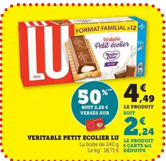 Maximarché LU Veritable petit ecolier offre