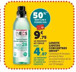 Maximarché INEOS Lessive liquide concentree offre
