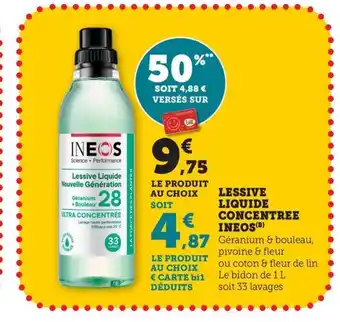 Maximarché INEOS Lessive liquide concentree offre