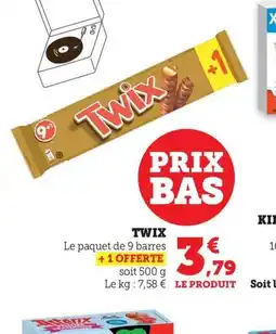 Maximarché TWIX offre