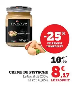 Maximarché Creme de pistache offre