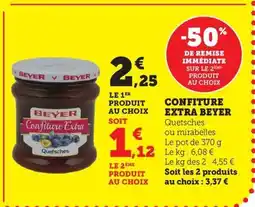 Maximarché BEYER Confiture extra offre