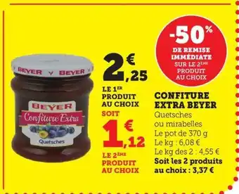 Maximarché BEYER Confiture extra offre