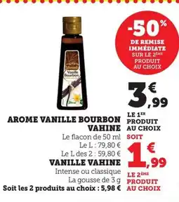 Maximarché VAHINE Arome vanille bourbon offre
