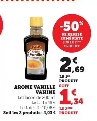 Maximarché VAHINE Arome vanille offre