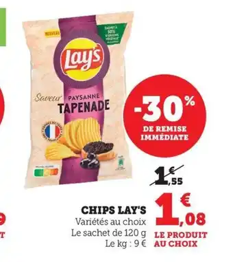 Maximarché LAY'S Chips offre