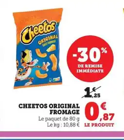 Maximarché CHEETOS Original fromage offre