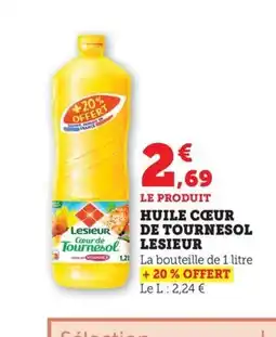 Maximarché LESIEUR Huile cœur de tournesol offre