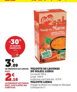 Maximarché LIEBIG Veloute de legumes du soleil offre